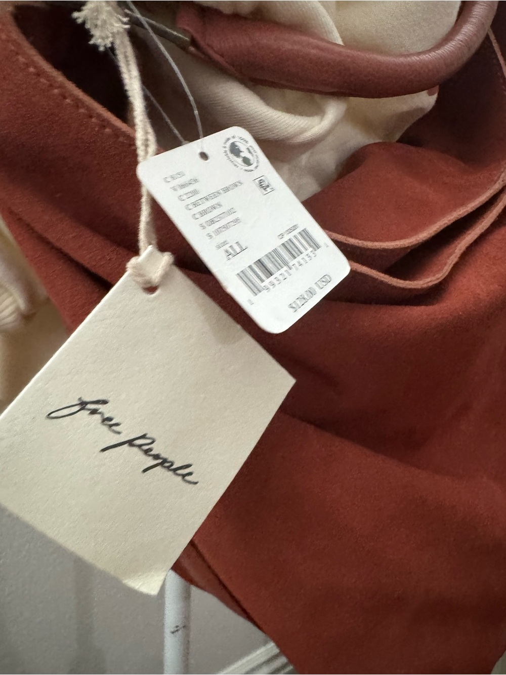🌺Free People Suzie Suede Slouchy Tote Bag - Picture 9 of 10
